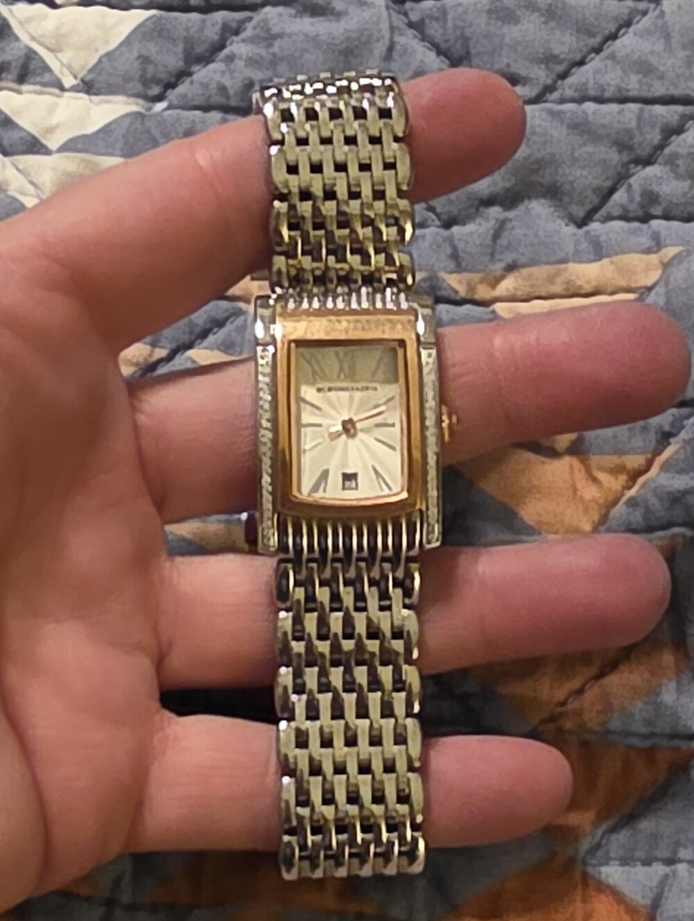 BCBGMaxAzria Women's Watch Two Tone Rose Gold And Silver